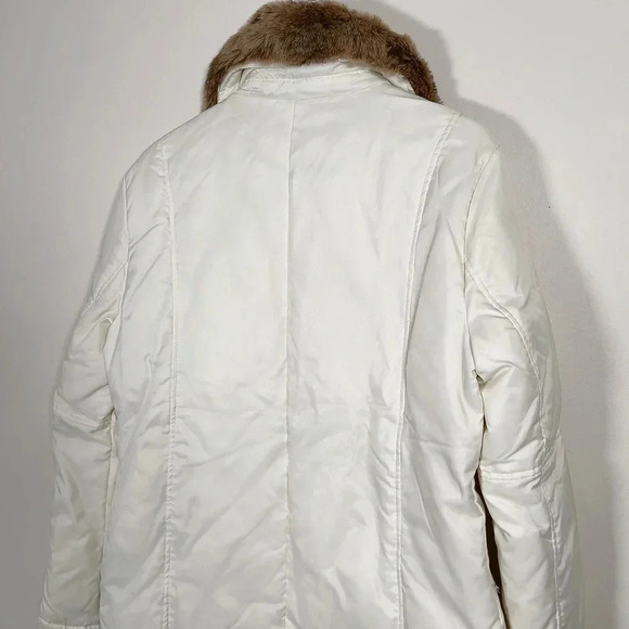 Levi's Vintage Women's Duck Feather Down Faux Fur Trim  Jacket - Picture 13 of 14